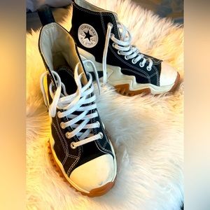 Converse chunky heeled track star sneakers